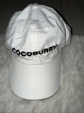 White Embroidered Baseball Cap